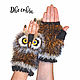 Order Mitts Owl brown long-eared. 2sovy. Livemaster. . Mitts Фото №3