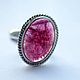 Ring with rubellite 'Jam', tourmaline-rubellite, silver. Rings. EdGems jewerly. Online shopping on My Livemaster.  Фото №2