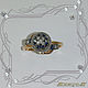 Ring 'Diamond BALL' gold 585, diamonds, sapphires. VIDEO. Rings. MaksimJewelryStudio. Online shopping on My Livemaster.  Фото №2