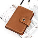 Wallet made of genuine leather with 9 compartments sewn by hand. Purse. Ptaho. My Livemaster. Фото №5
