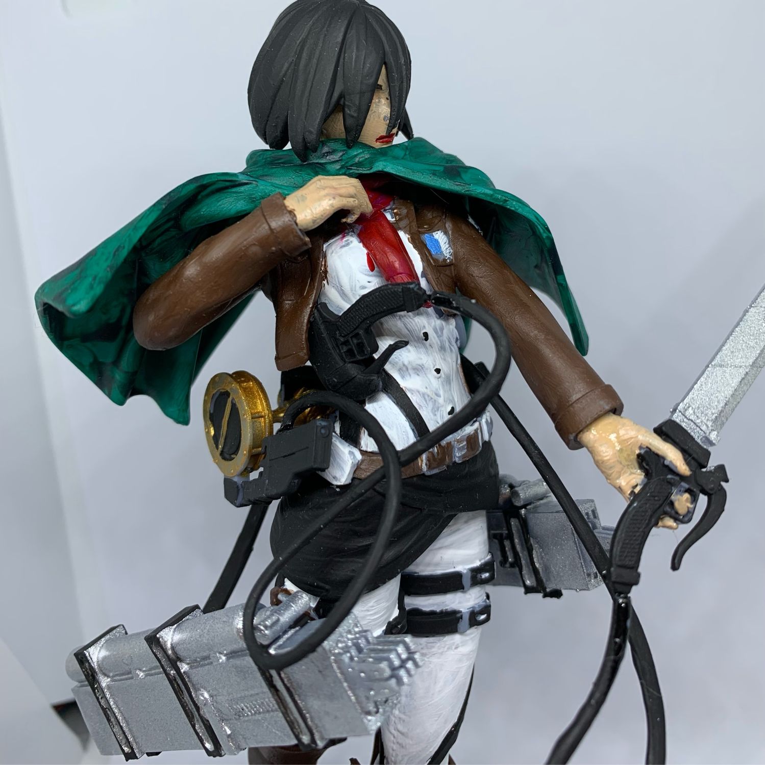 Фигурка Mikasa Ackerman - Attack on Titan в интернет-магазине Ярмарка  Мастеров по цене 4500 ₽ – UW7GGRU | Игрушки, Москва - доставка по России