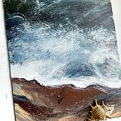 "Мотыльки-козявочки" картина акварелью (синий, бабочки)