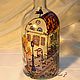 Bottle decorative "Old city". Bottles. stained glass painting from xsanf. Online shopping on My Livemaster.  Фото №2