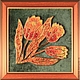 Panels with tulips - the perfect gift for any woman on March 8, birthday! Bouquet of tulips will tell about your feelings to the beloved; will be a nice gift for mom or girlfriend
