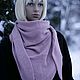 Kerchief-bactus 'Crocus Petal' from 100 % cashmere Cariaggi, Scarves and snoods, St. Petersburg,  Фото №1