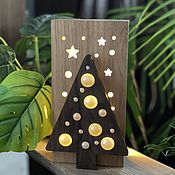 Minimalist Christmas tree made of small sticks
