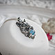 Order Silver Inari pendant with aquamarine. Unusual Gemstone Jewelry. Livemaster. . Pendants Фото №3