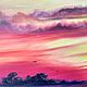 oil painting sunset. Pictures. Arthelenkey (earthelenkey). Online shopping on My Livemaster.  Фото №2