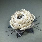 Украшения handmade. Livemaster - original item Brooch flower handmade fabric December Fairy. Handmade.