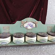Для дома и интерьера handmade. Livemaster - original item Shelf with jars for spices. Handmade.