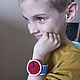 Часы наручные вязаные детские. Часы наручные. Hand & Soul. Ярмарка Мастеров.  Фото №10