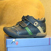 Винтаж handmade. Livemaster - original item Vintage shoes: Autumn spring boots for boy 25 size Noel. Handmade.