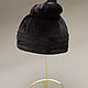 Шляпка из бархата в стиле THE ROW Penelope hat beanie. Шляпы. MoroshkaHats Головные уборы. Ярмарка Мастеров.  Фото №4