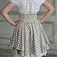 Skirt with a clasp Busk cotton polka dots. Skirts. pugovkino delo (Pugovkino-delo). My Livemaster. Фото №5