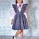 School uniform: Sundress with removable straps Art. .064. School uniforms. ModSister. My Livemaster. Фото №4