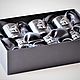 A set of 'DEER. HUNT' (a glass -3 piece, stack - 3 PCs.). gift hunter. Gift Boxes. Souvenirs for hunters and fishermen. My Livemaster. Фото №6