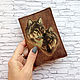 Passport cover for documents 'WOLVES'. Passport cover. Ludmila Krishtal. Online shopping on My Livemaster.  Фото №2