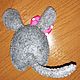 The toy felt 'Mouse'. Stuffed Toys. Kramelena-Подарки любимым. My Livemaster. Фото №4