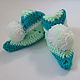 Order Slipper socks knitted crochet children Gnomes. Weather (knitting) Irina. Livemaster. . Socks Фото №3