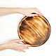 Wooden Round Serving Tray for Serving 250mm. WS18. Trays. ART OF SIBERIA. My Livemaster. Фото №4
