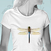 Одежда handmade. Livemaster - original item Dragonfly T-Shirt. Handmade.