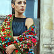 Crocheted shawl 'Poppy field' based on Claude Monet, Shawls, Moscow,  Фото №1