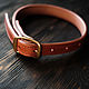 Leather dog collar 25 mm-Red. Dog - Collars. odalgoods (odalgoods). My Livemaster. Фото №4
