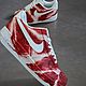 Кроссовки Nike Air Force 1, кастом, унисекс, ручная роспись. Кроссовки. Olgavolgoart. Роспись одежды и обуви. Кастом. Ярмарка Мастеров.  Фото №15