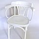 Thonet armchair white. Chairs. Dizajn mebeli(Decormebel). Ярмарка Мастеров.  Фото №4