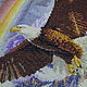 Embroidered picture of 'Soaring eagle'. Pictures. Magic box. Online shopping on My Livemaster.  Фото №2