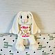A soft toy with personalized embroidery, a gift for children. Stuffed Toys. igolochka51. My Livemaster. Фото №7