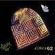 Шапка "AZTECA 62" ( шапка вязаная, шапка женская, шапка). Шапки. Ирина(shvilinka.knit). Ярмарка Мастеров.  Фото №7