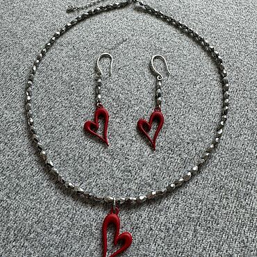 Украшения ручной работы. Ярмарка Мастеров - ручная работа Комплект «дерзкая скромность”. Handmade.