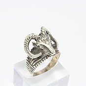 Украшения handmade. Livemaster - original item Men`s-women`s Ipecan Ring made of 925 sterling silver HA0014. Handmade.