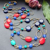 Украшения handmade. Livemaster - original item Necklace with agate. Handmade.