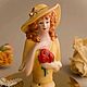 Half doll Барышня. Интерьерная кукла. Таша и ее Крылатый зай. Ярмарка Мастеров.  Фото №5
