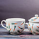 Carrot set. ceramic handmade. Tea & Coffee Sets. JaneCeramics. Online shopping on My Livemaster.  Фото №2