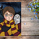 A set of postcrossing postcards Harry Potter and Hedwig 3 pieces. Cards. good watercolors (yovin). Online shopping on My Livemaster.  Фото №2