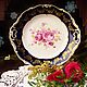 Lichte GDR.' Roses.'A gorgeous dish with handles. Vintage plates. Imperia. My Livemaster. Фото №6