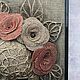 Декоративная маска из джутовой нити. Маски интерьерные. Varavyshka. Ярмарка Мастеров.  Фото №5