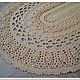 Order Oval handmade carpet knotted cord Spring. knitted handmade rugs (kovrik-makrame). Livemaster. . Carpets Фото №3