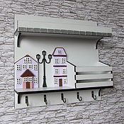 Для дома и интерьера handmade. Livemaster - original item Key holders wall: The housekeeper wall of the streets of my city 5.. Handmade.