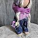 tikvarovska: Interior textile doll handmade. Round Head Doll. LovelyDecorDemiLu. My Livemaster. Фото №9