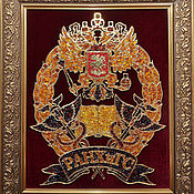 Картины и панно handmade. Livemaster - original item The Coat Of Arms Of The Ranepa. Handmade.