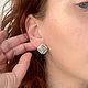 Винтаж: Золотые серьги с бриллиантами. Серьги винтажные. AntiqueBird. Ярмарка Мастеров.  Фото №6
