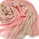 Scarf 'Coral powder' stole Batik. 100% silk. Scarves. Silk Batik Watercolor ..VikoBatik... Online shopping on My Livemaster.  Фото №2