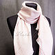 Pink wool scarf from Dior fabric. Shawls1. Platkoffcom. My Livemaster. Фото №6
