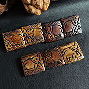 Материалы для творчества handmade. Livemaster - original item Beads Connectors Buffalo Bone Carved Elephant 26h25mm. Handmade.