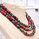 Coral turquoise long necklace, ethnic style, ethnic boho coral. Beads2. Ritasdreams (ritasdreams). My Livemaster. Фото №6