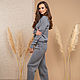 Order Grey knitted suit with trousers. SHAPAR - knitting clothes. Livemaster. . Suits Фото №3